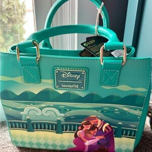 Disney Loungefly Tangled Glow in the dark Purse crossbody
